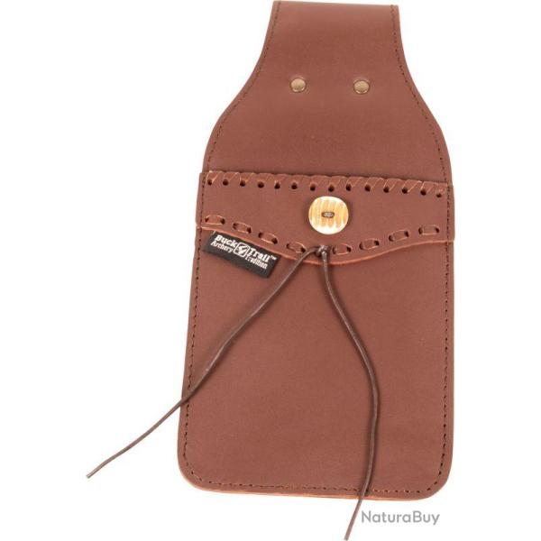 BUCK TRAIL - Carquois Compact TEPI Cuir Brun
