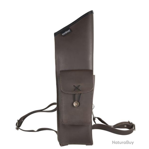 BUCK TRAIL - Carquois Dorsal BOWMAN�Cuir DROITIER (RH)