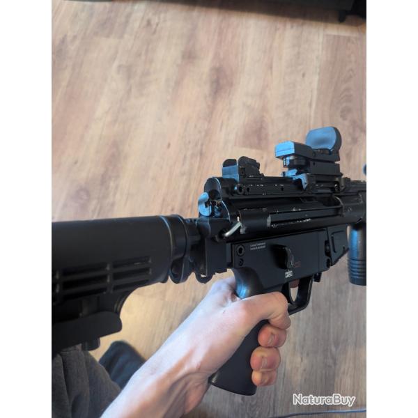 Adaptateur crosse M4 pour MP5K co2 umarex impression 3D