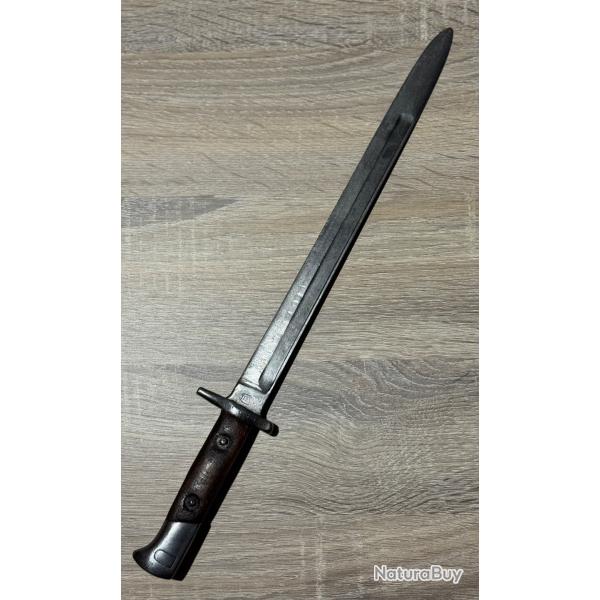 Ba�onnette Carcano 1891 WW1 Modifi� Poignard