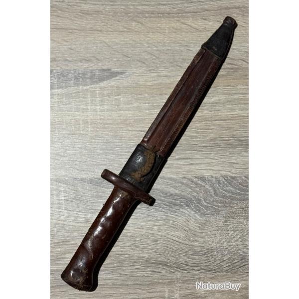 Ba�onnette Carcano 1891 WW1 Prise De Guerre En �thiopie Modifi� Poignard