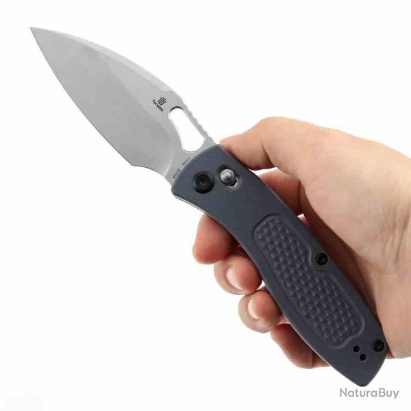 Couteau Tenable Heron Lame Acier Nitro-V Manche G10 Gray Linerlock IKBS B2124V6
