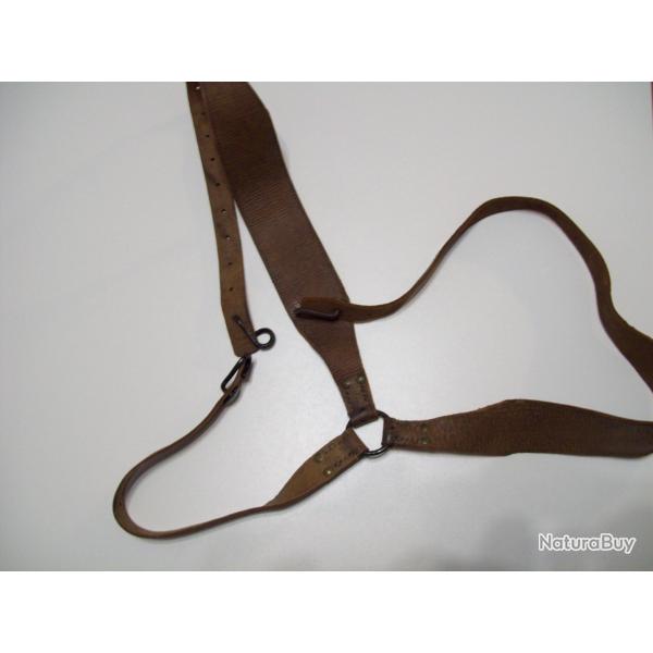 militaria brelage cuir ancien arm�e francaise