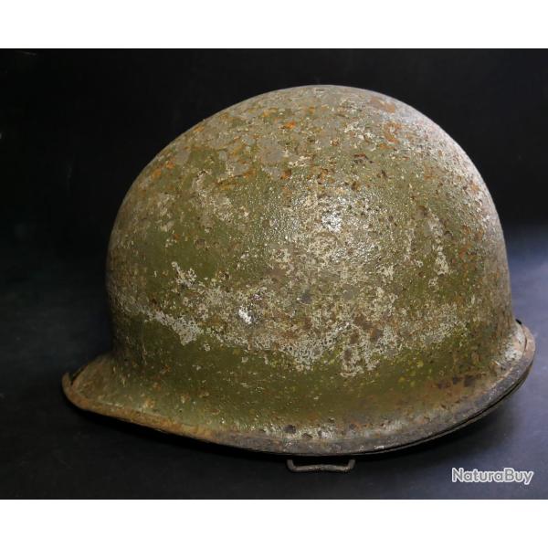 Coque casque US M-1 camouflage peinture militaria ww2 Cor�e