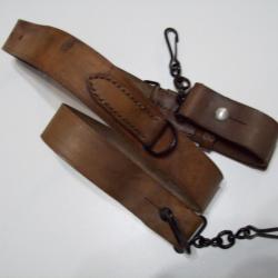 militaria bretelle cuir FM 24/29  arm&eacute;e francaise