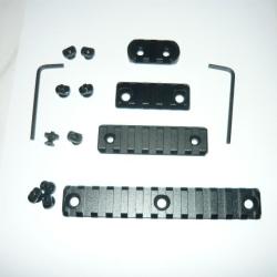 Lot de quatre rails   pour montage  M - LOOK    ( 3 - 5 - 7 et 13 emplacements )