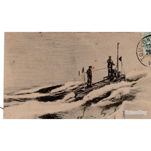 CPA - MARINE DE GUERRE - Sous-Marin  " Gymnote " N� 6022