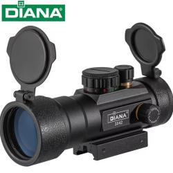 Red dot Diana avec zoom 3X42 point rouge et vert pour rail de 11 et 22 mm