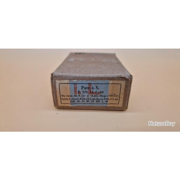 Boite de cartouches de collection ww2 allemande compl�te et inerte
