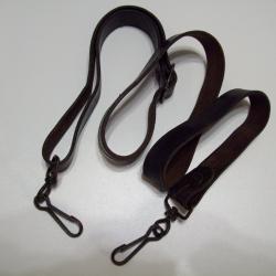 bretelle cuir noire de MAT 49 arm&eacute;e de l'air / gendarmerie