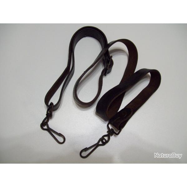 bretelle cuir noire de MAT 49 arm�e de l'air / gendarmerie
