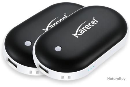 Chauffe Main Rechargeable 2pcs 2000 MAh Chaufferette Main