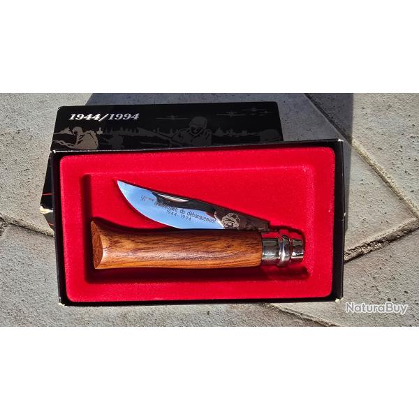 Couteau pliant Opinel n�8 50 th anniversaire du d�barquement �tat neuf