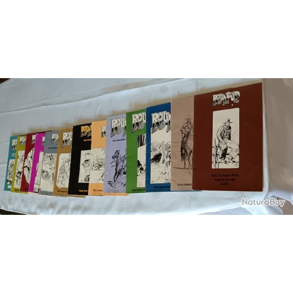 Lot de 13 revues Western "Round up"Du num�ro 10 au 22Tr�s bon �tat.Ann�es 1977 a 1980.