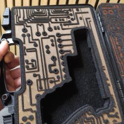 Mallette personnalis&eacute;e glock 17,19,45,44....