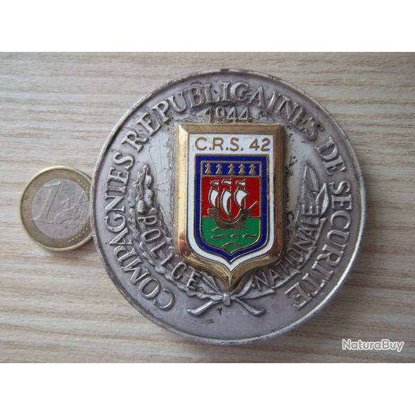 plaque collection obsol�te CRS 42 Nantes