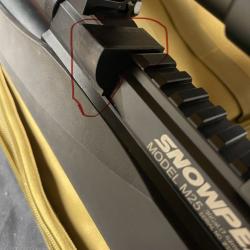 Prot&egrave;ge pousse plomb SNOWPEAK M25 7,62