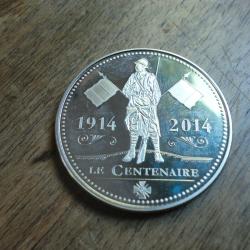 monnaie m&eacute;daille le centenaire