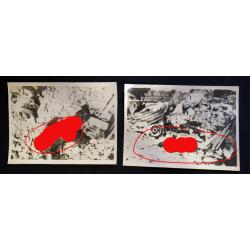 Lot 2 photos ww2 Originales pilote avion