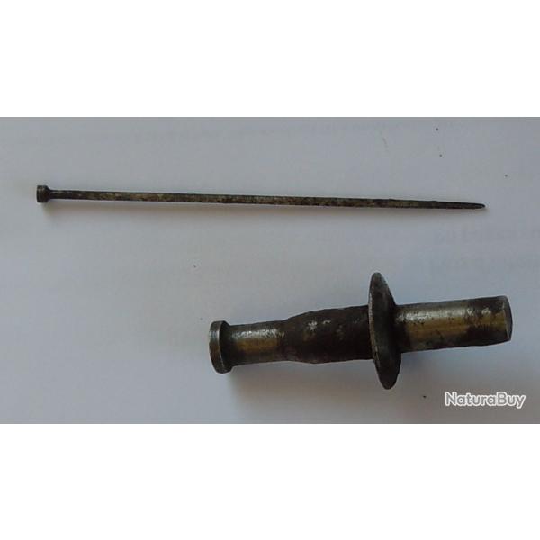 Chassepot avec obturateur avec aiguille