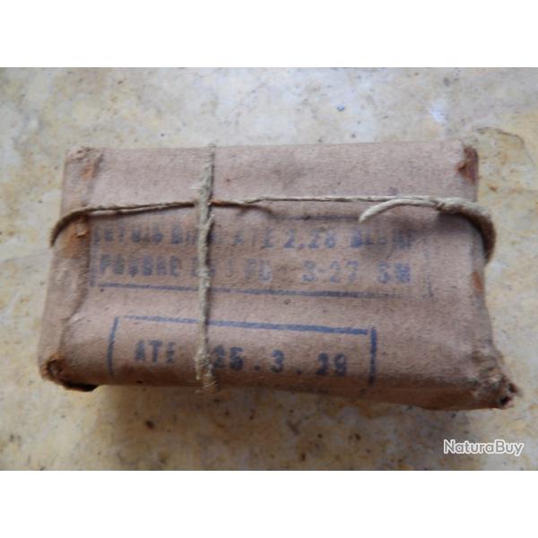 trousse paquet 8 mm 8mm dat�e 1929 Lebel Berthier perc�es percut�es ww2  seconde guerre