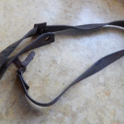 sangle bretelle mauser G98 premi&egrave;re guerre mondiale ww1 Prusse Allemand  cuir sain