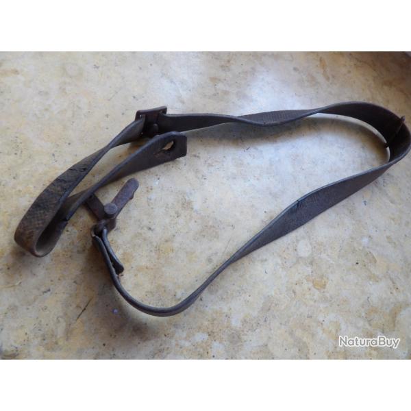sangle bretelle mauser G98 premi�re guerre mondiale ww1 Prusse Allemand  cuir sain
