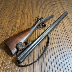 FUSIL DE CHASSE JUXTAPOS&Eacute;S CALIBRE 16 BROCHE POIN&Ccedil;ONS DE ST &Eacute;TIENNE
