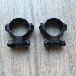 Collier montage lunette 30 mm Acier