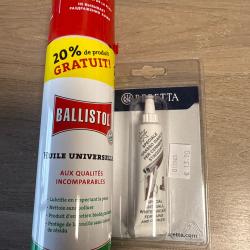 PACK HUILE 240 ML AVEC GRAISSE BLANCHE BERETTA POUR CHOKES 20 GR