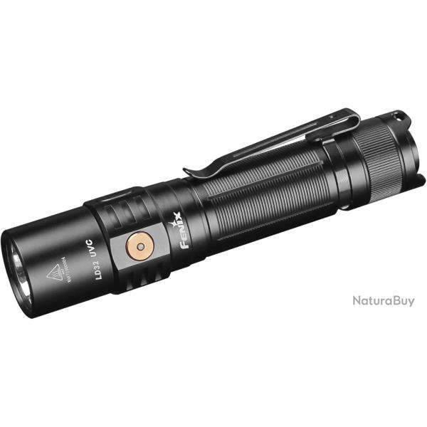Fenix LD32 UVC - 1200 Lumens - UVC d�sinfection Virus et Bact�ries