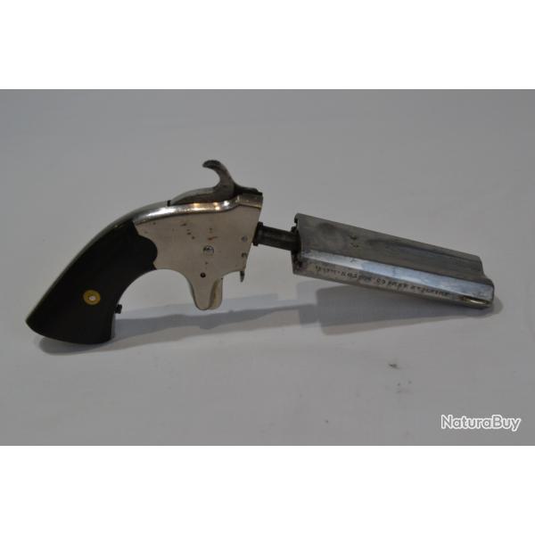 Rare Revolver "VEST POCKET - AMERICAN ARMS CO" - 1 coup en 22 & 1 coup en 32 RF