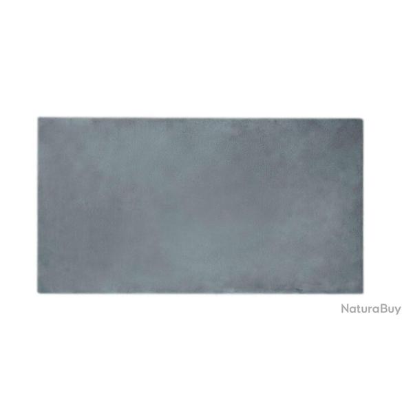 Tapis fourrure lapin synth�tique polyester anthracite 60x110 cm doux chaud