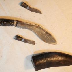 ancien Couteau indien KUKRI - ref EBR24KUK005