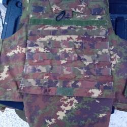 ENCHERE GILET PARE BALLES VEGETATO DES TROUPES ELITES ITALIENNES AVANT ARRIERE AINE ET FESSIER L