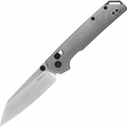 Couteau Kershaw Iridium Lame Acier S35VN Reverse Tanto Manche Titane DuraLock KS2038RTI