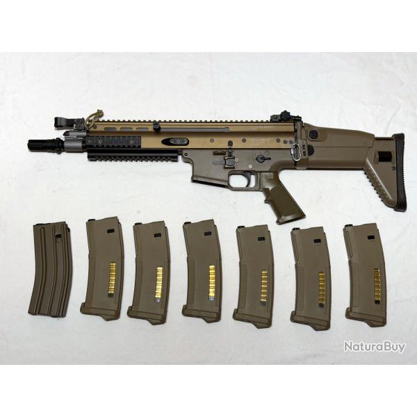 R�plique FN SCAR-L CQB Next Gen Tokyo Marui AEG (EBBR) - FDE