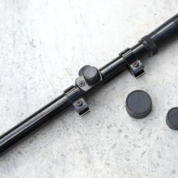 Lunette m&eacute;tallique RIFLE SCOPE 4x15 de tir 22LR, air comprim&eacute; et autres - COL25LUN002