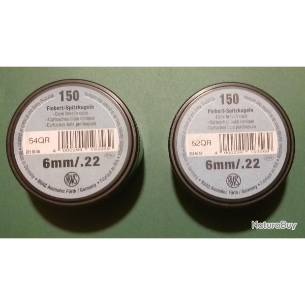 2 Bo�tes de cartouches 22 Bosquettes RWS