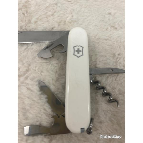 Couteau pliant multifonctions Victorinox Spartan blanc
