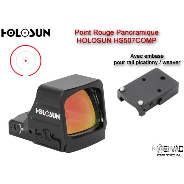 Point Rouge Panoramique HOLOSUN HS507COMP - Avec embase