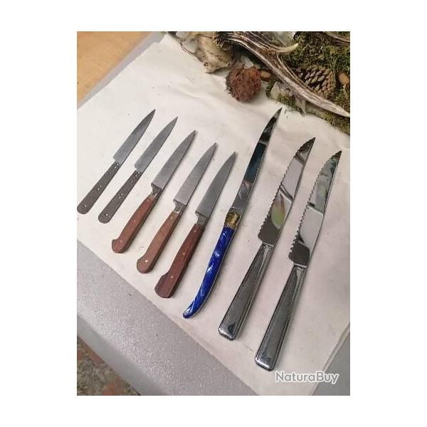 Lot coutellerie couteaux � saisir Destockage lames