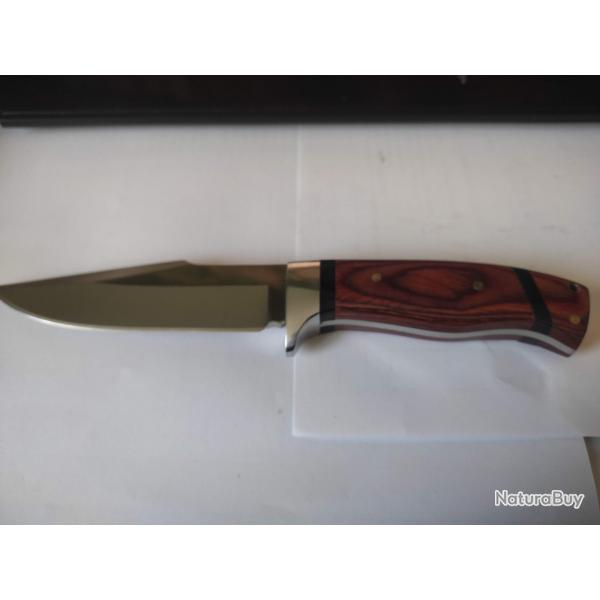 Mini Poignard de chasse, manche Bois.