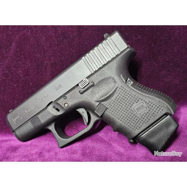 GLOCK 26, Gen 4, calibre 9x19, Autriche, cat�gorie B
