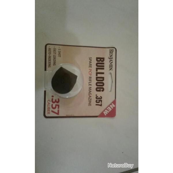 6X Chargeurs Benjamin Airguns 9mm pour Bulldog