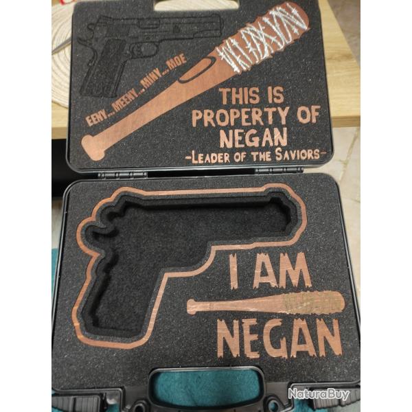 Mallette personnalis�e 1911 Negan