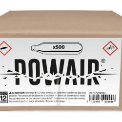 Cartouches CO2 12 gr Powair x500