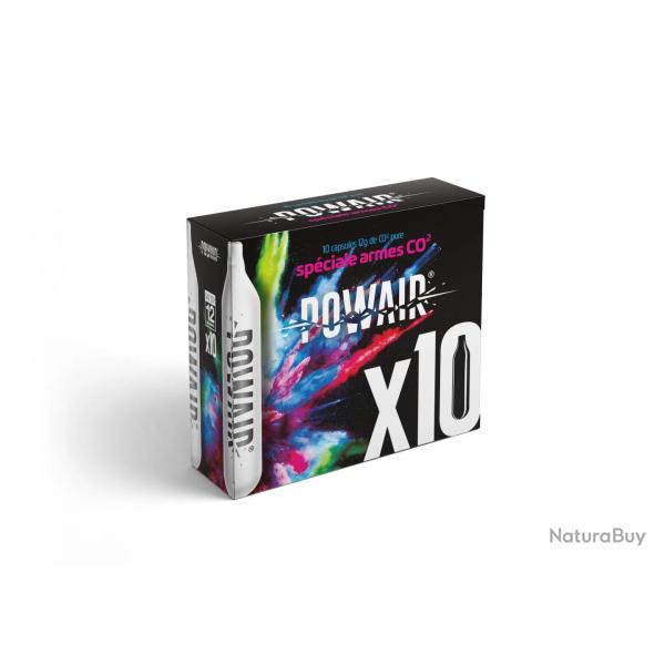 Cartouches CO2 12 gr Powair x10