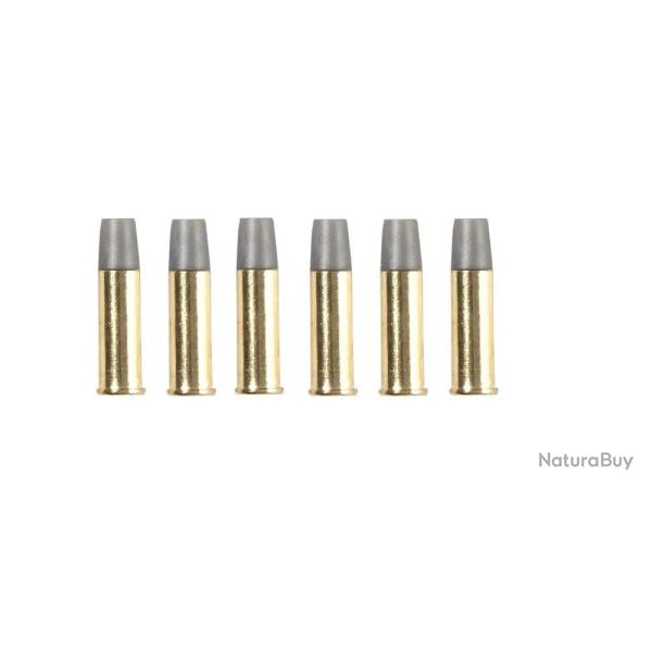 Fausses douilles plomb cal. 4,5 mm pour Schofield / Barra x6