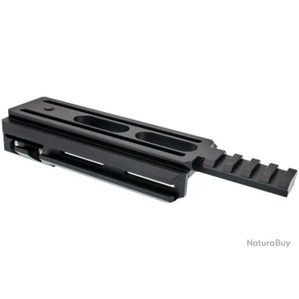 Rail d'accessoires Saber Tactical Picatinny vers Arca Swiss - Long